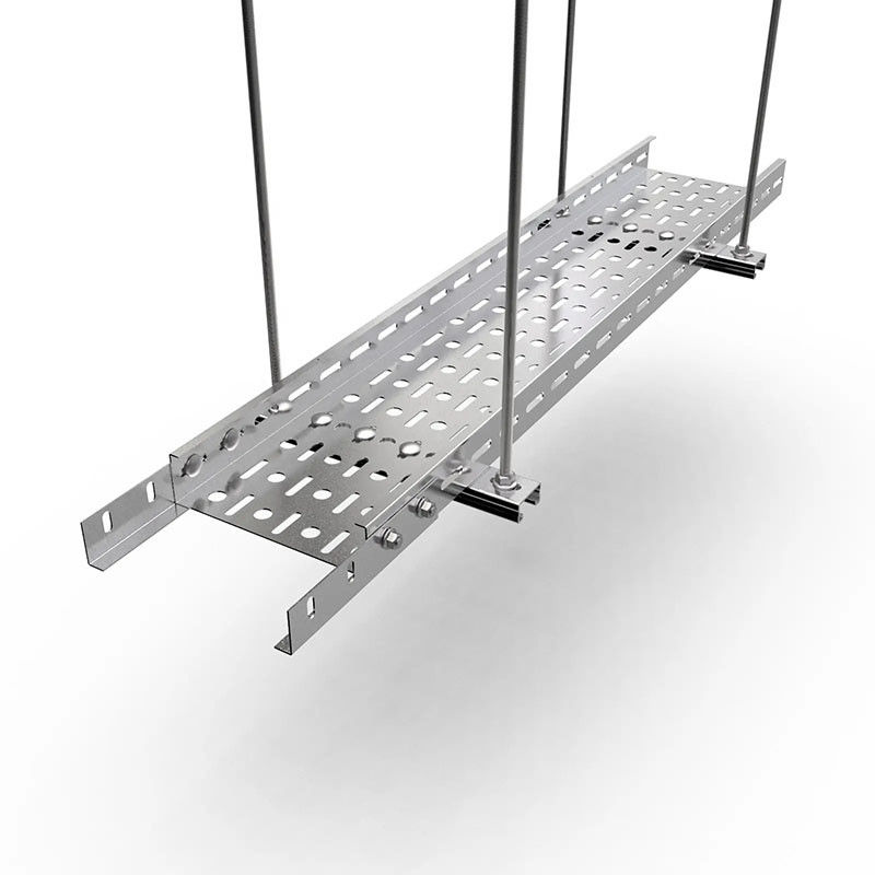 Lekkie, aluminiowe taśmy kablowe z łatwą instalacją, powlekane w proszku, ostatecznie odporne na ogień